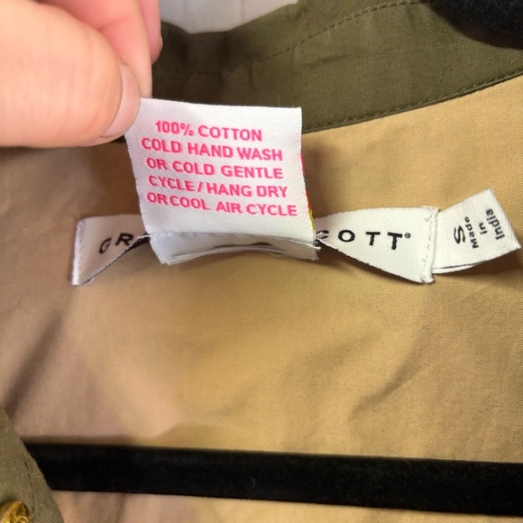 Gretchen Scott The Snappy Classic Olive Green Women's Dress Small - Picture 11 of 11